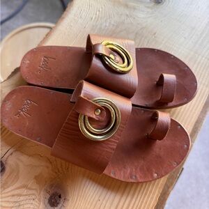 Beek Rosella Slide Sandals, 2 O- ring accent!